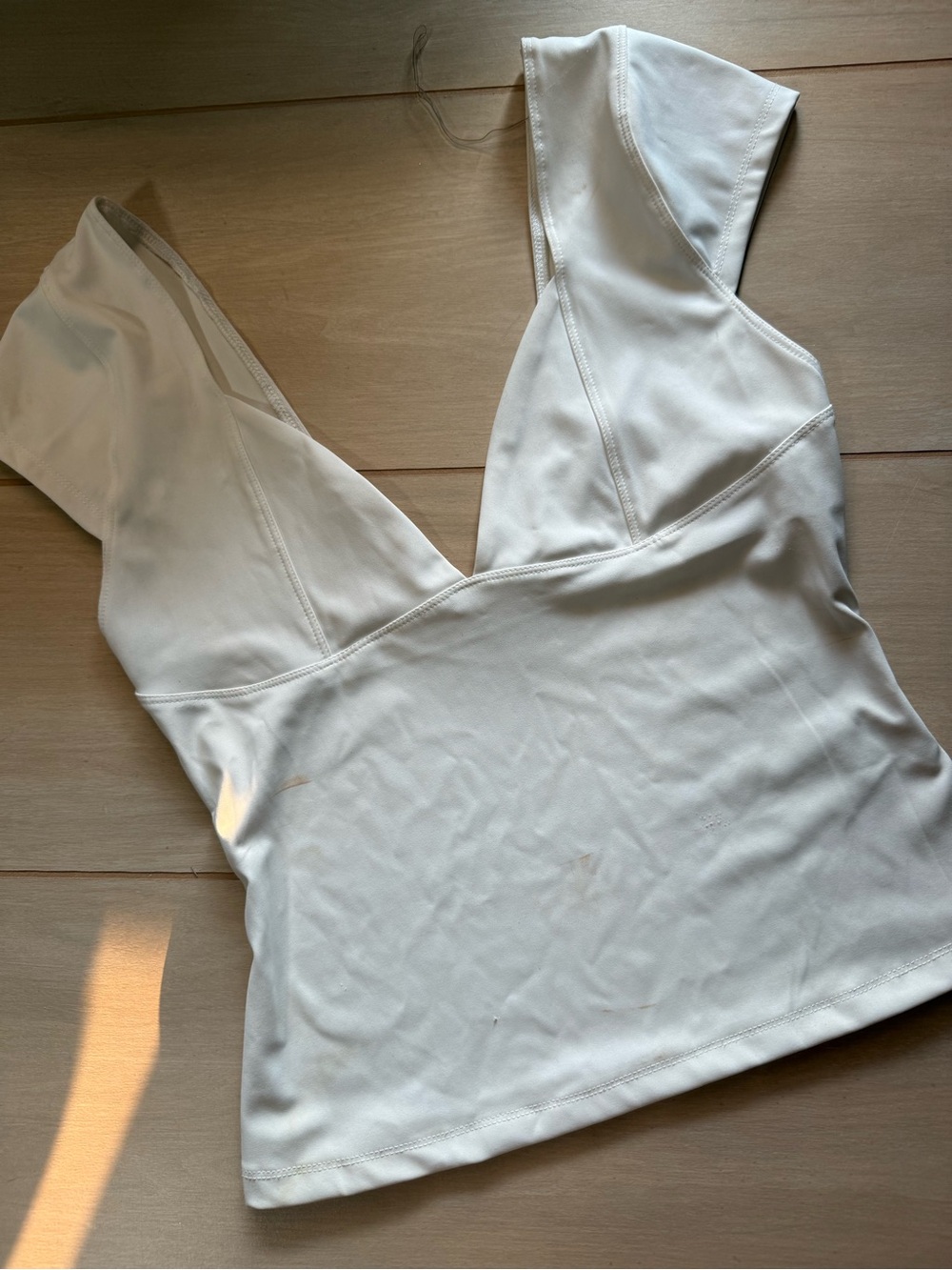 Altar’d State White V-Neck Tank Top